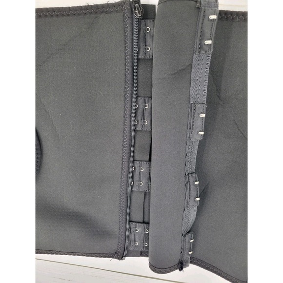 HOPLYNN Neoprene Sweat Waist Trainer Corset Trimmer with Zipper Closure - Picture 10 of 12